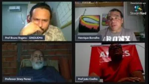 Webnário realizado pelo Sinduema SSind do Andes-SN discute propostas de alterações na Lei de cargos, carreiras e salários dos professores da Uema/UemaSul