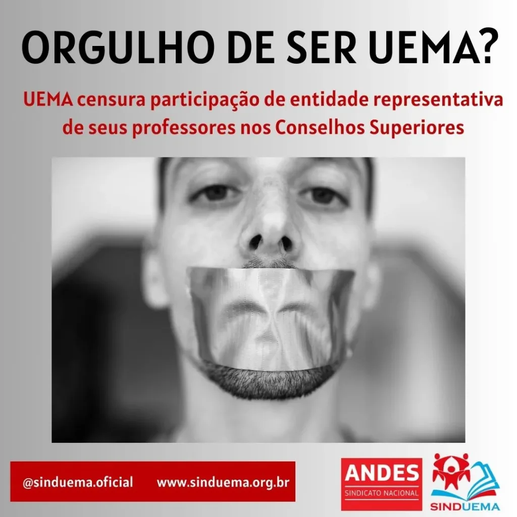 UEMA censura participação de entidade representativa de seus professores nos Conselhos Superiores