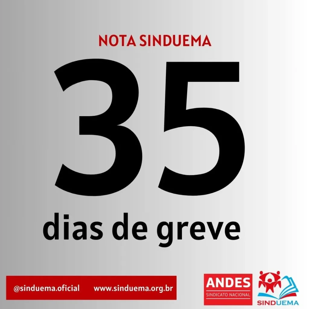 35 dias de greve na UEMA e UEMASUL: NOTA DIRETORIA DO SINDUEMA