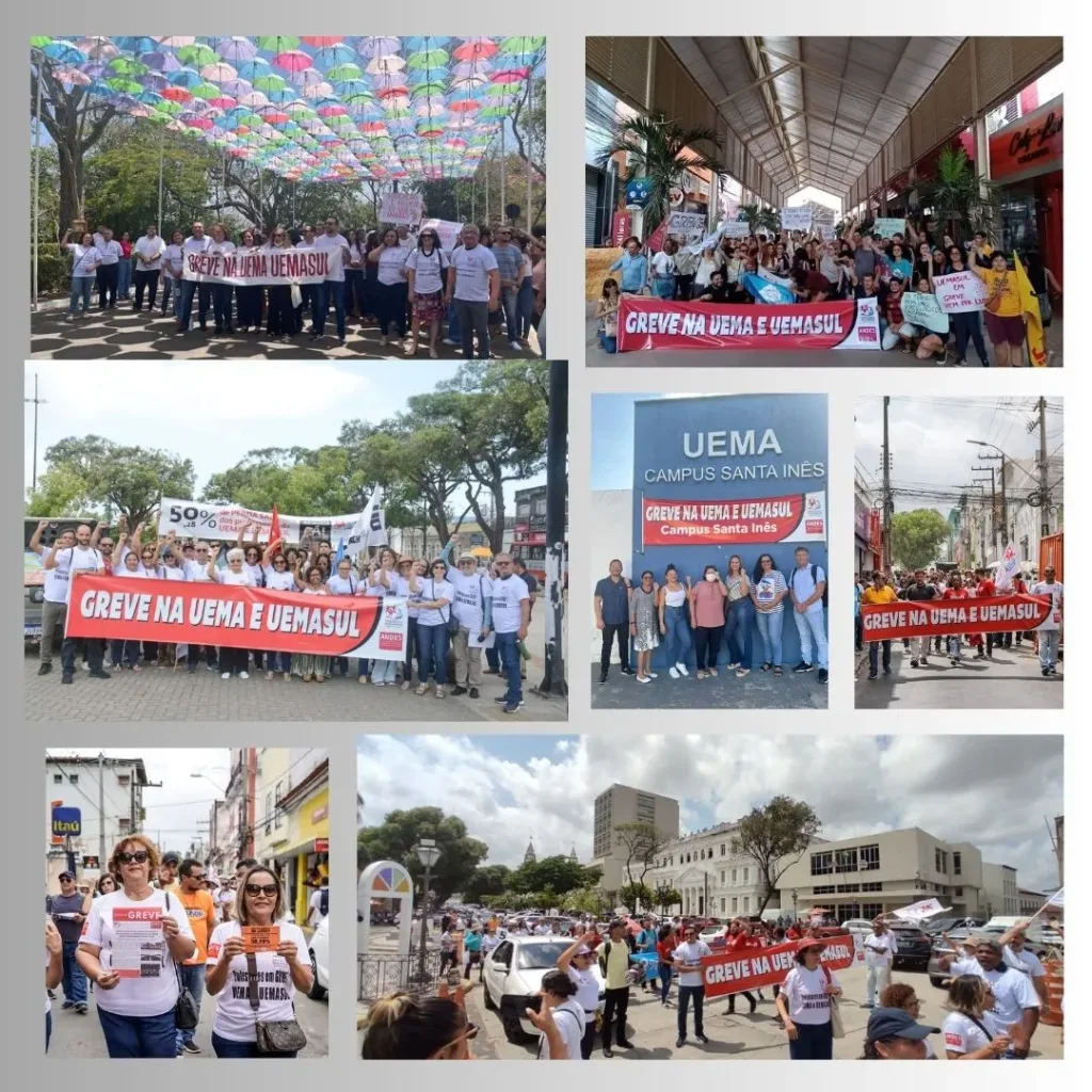 Solidariedade de classe: instituições manifestam apoio aos docentes da UEMA e UEMASUL; SINDUEMA emite nota e convoca Assembleia: confira
